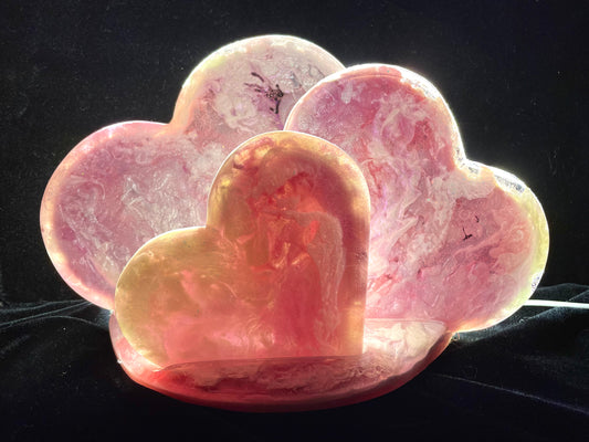 Danielle’s Handmade Hearts N’ Clouds Resin Lamp